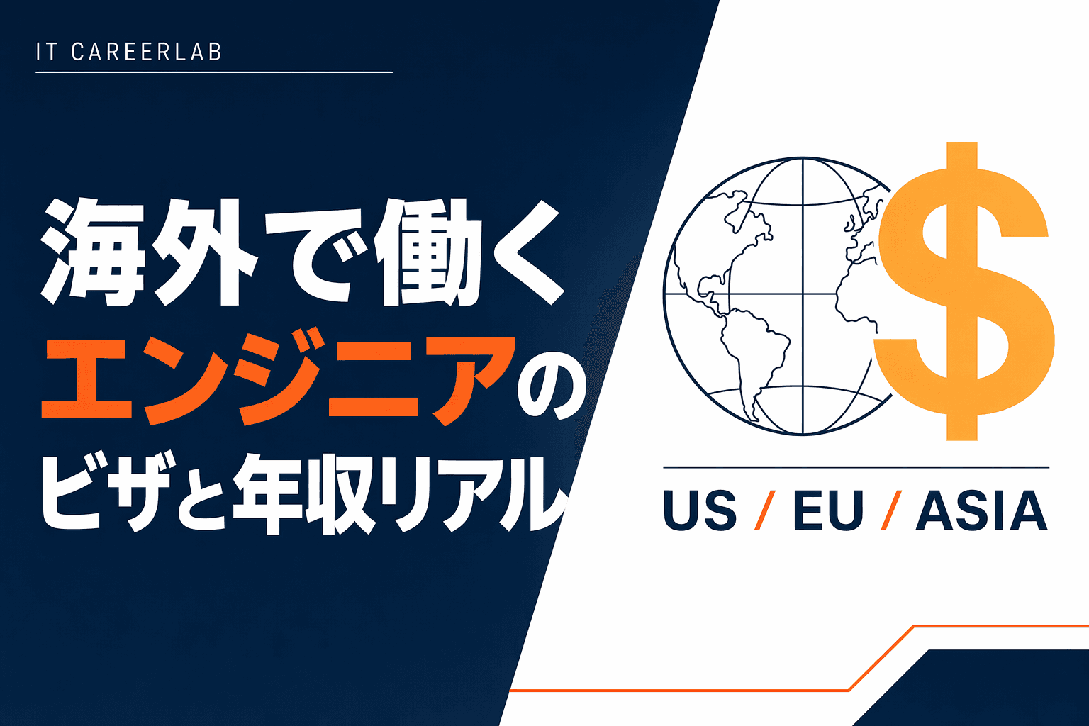 海外のオフィスで働くエンジニアのイメージ