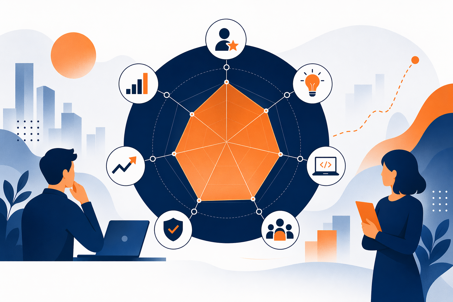 市場価値を測る7指標のイメージ